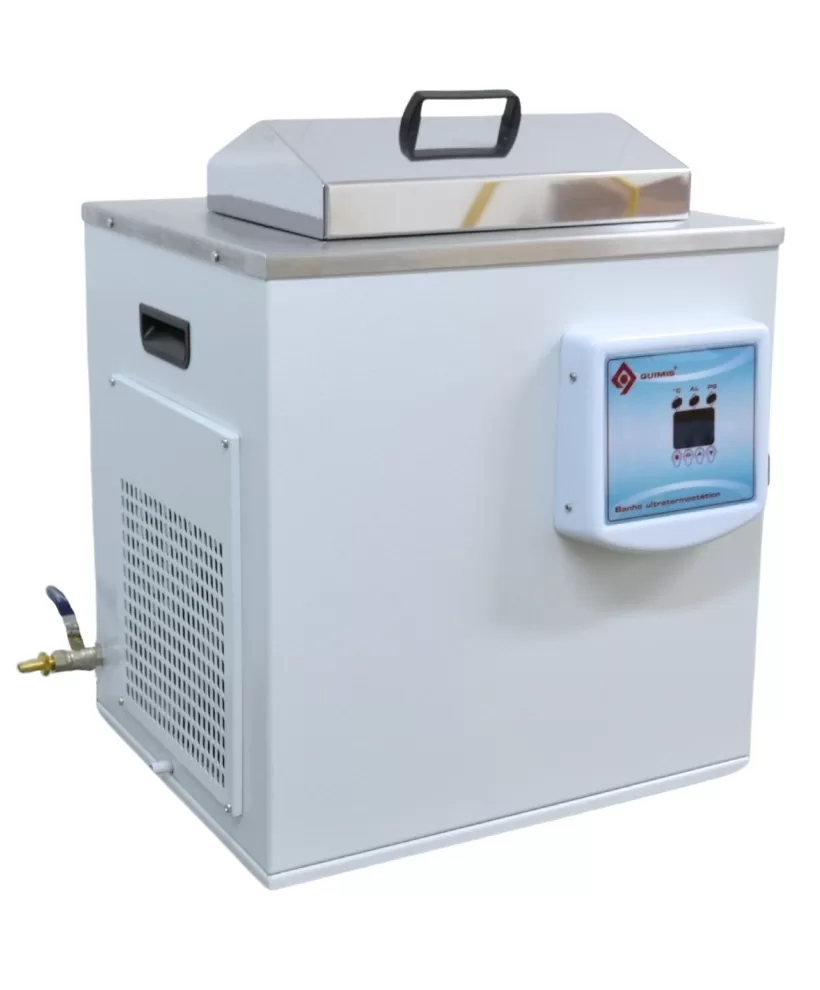  Banho termostático com circulação e refrigeração 0 a 90°C Q214M-BI